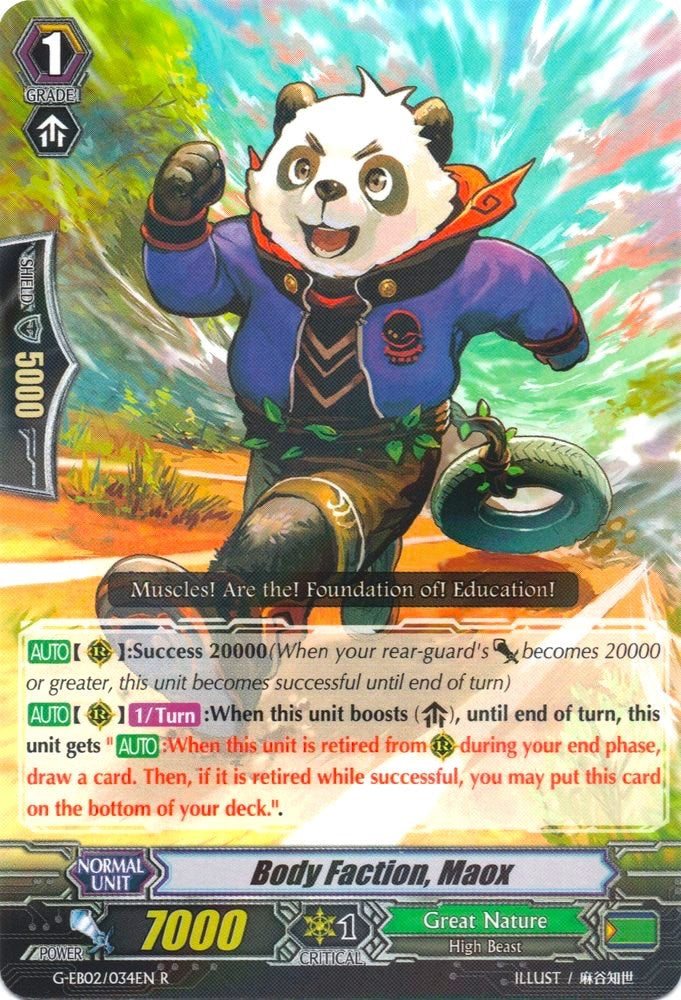 Body Faction, Maox (G-EB02/034EN) [The AWAKENING ZOO]