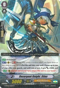 Resurgent Knight, Stius (G-BT06/026EN) [Transcension of Blade & Blossom]