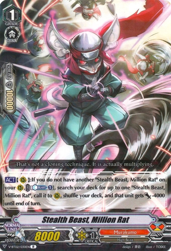 Stealth Beast, Million Rat (V-BT02/030EN) [Strongest! Team AL4]