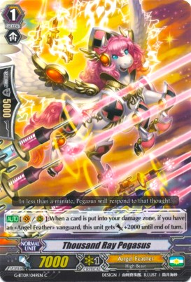 Thousand Ray Pegasus (G-BT09/049EN) [Divine Dragon Caper]