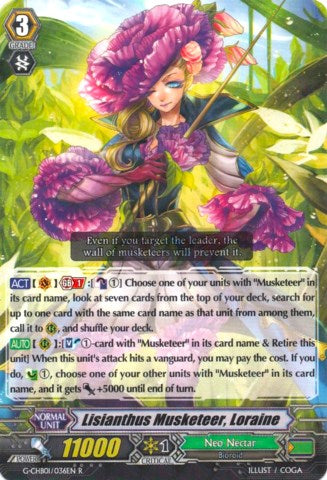 Lisianthus Musketeer, Loraine (G-CHB01/036EN) [TRY3 NEXT]