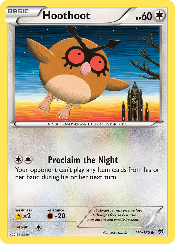 Hoothoot (119/162) [XY: BREAKthrough]