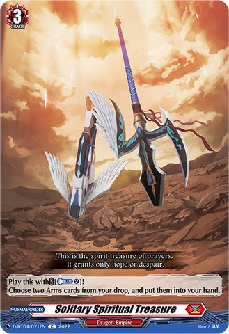 Solitary Spiritual Treasure (D-BT04/071EN) [Awakening of Chakrabarthi]