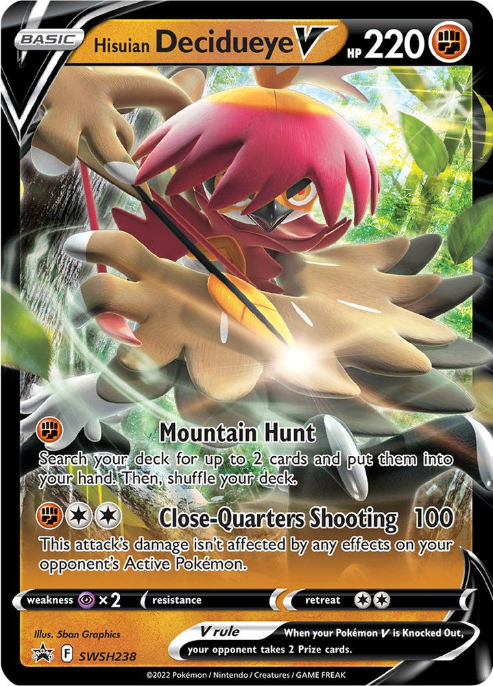 Hisuian Decidueye V (SWSH238) [Sword & Shield: Black Star Promos]